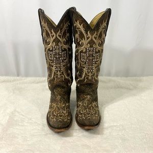 Corral Boots Embroidered Crosses 8.5M